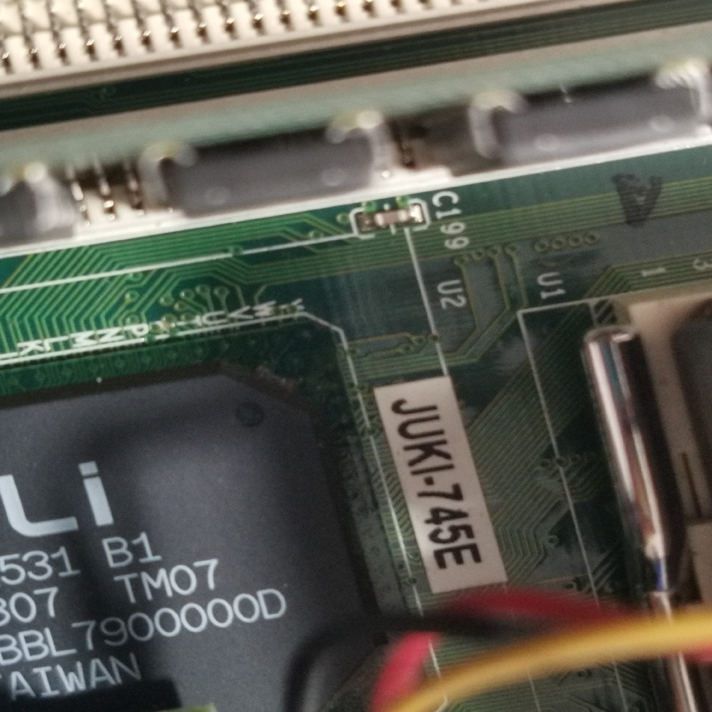 【星慕电子】JUKI-745E主板,带内存和CPU,实物图,看好再拍。 - 图0