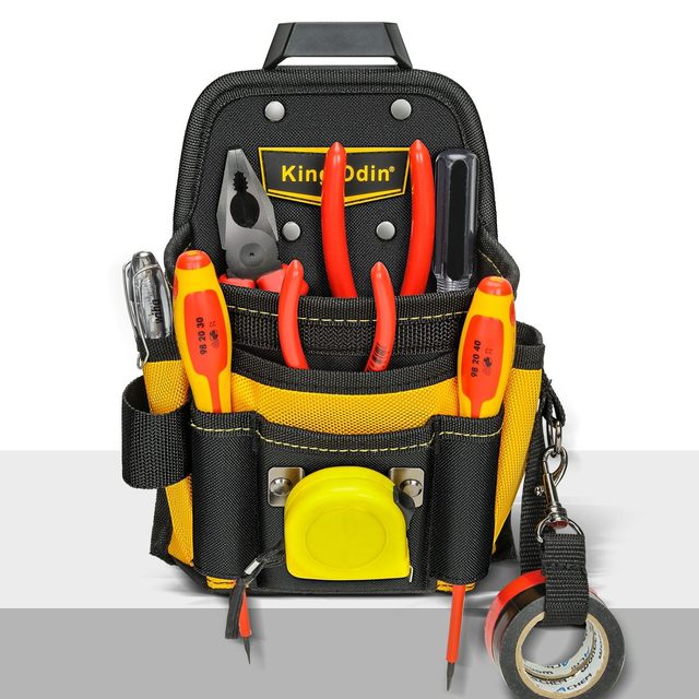 Electrician repair tool quick disassembly waist bag durable wear-resistant tool kit portable