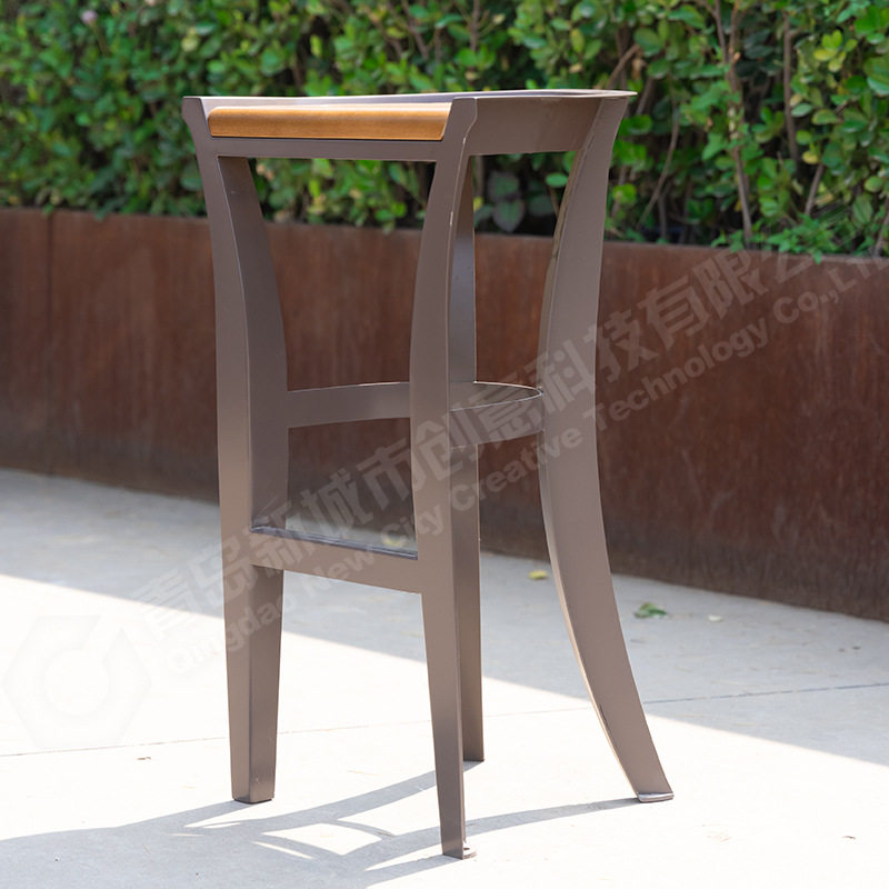 北欧风吧台椅创意铁艺凳实木高脚椅酒吧奶茶店咖啡店餐厅前台椅,淘宝优惠券,粉丝福利购,淘宝优惠卷