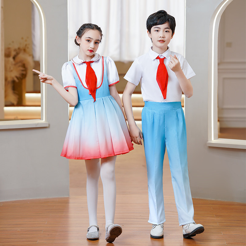 儿童合唱服演出服小学生朗诵表演爱国男童演讲比赛女童合唱团班服,淘宝优惠券,粉丝福利购,淘宝优惠卷