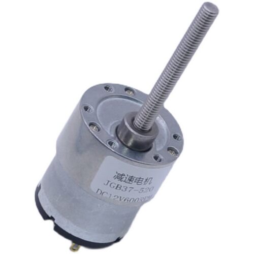 37GB520减速电机6V12V24V丝杆螺纹轴正反转大扭矩低转速金属齿轮 - 图1