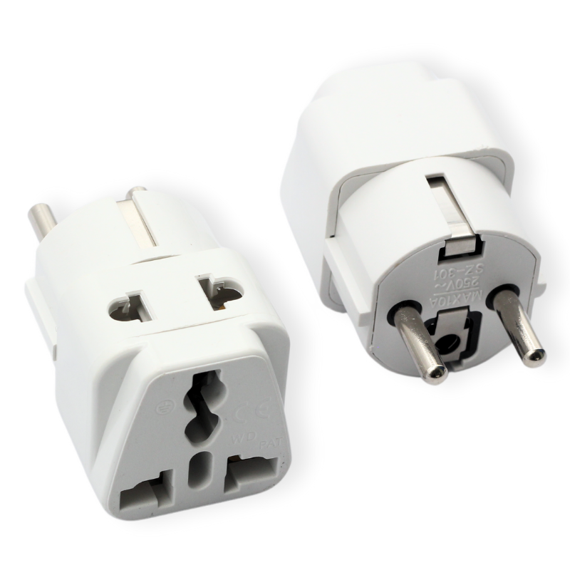 欧规欧洲旅行转换插头铜芯快充法国德国荷兰芬兰西班牙葡萄牙韩国 - 图3