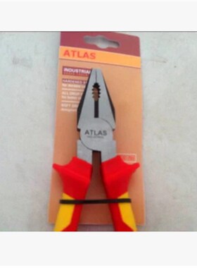 ATLAS绝缘钢丝钳钳口锻造钳体硬度绝缘耐压1000V