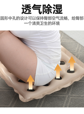 充气防褥疮垫病人气垫久卧床老人孕妇家用护理臀部方形透气坐垫