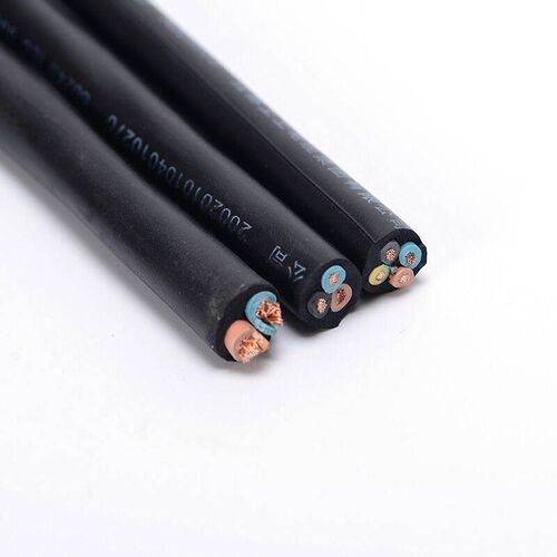 江苏上上YZ3*6+2*4橡胶护套三相五线五芯六平方国标纯铜软电缆 - 图0