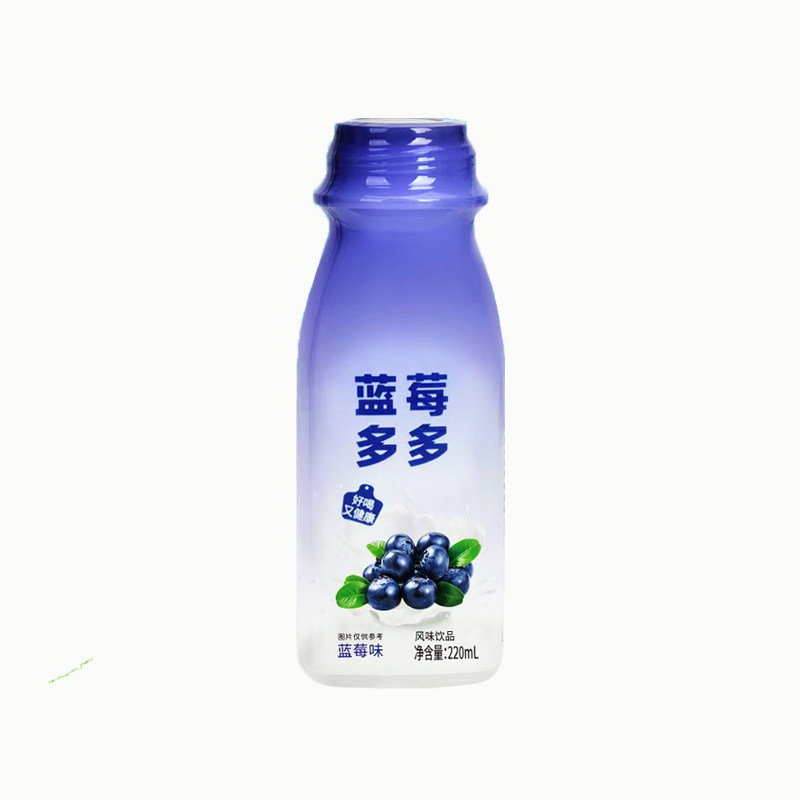 蓝莓多多风味奶昔220ml*10瓶蓝莓饮料0蔗糖进口奶源秋冬解腻饮品,淘宝优惠券,粉丝福利购,淘宝优惠卷