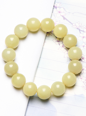 新疆和田玉黄玉玉石手串