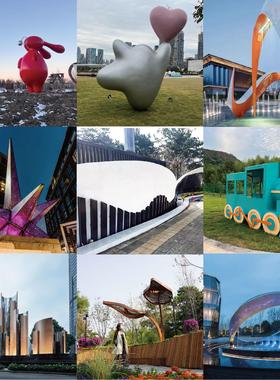 源头工厂不锈钢雕塑园林景观户外大型雕塑公园广场铸铜人物雕塑