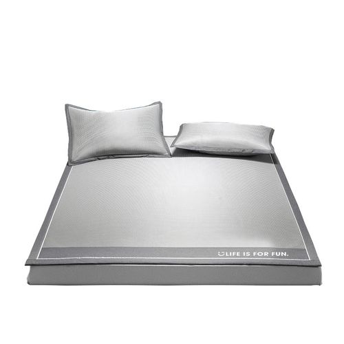 德国夏季冰丝凉席夏天新款三件套藤席婴儿可用可机水洗空调软席子 - 图0