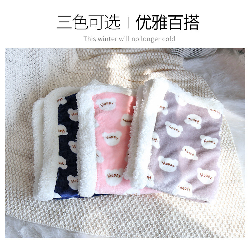 宠物毛毯双层加绒加厚冬季保暖法兰绒狗狗盖毯狗睡垫猫咪窝垫毯子,淘宝优惠券,粉丝福利购,淘宝优惠卷