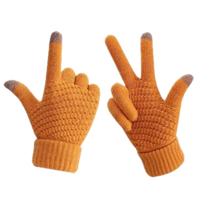 冬季手套保暖防寒手套女士加厚可爱学生写字玩手机加厚触屏手套,淘宝优惠券,粉丝福利购,淘宝优惠卷