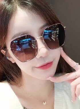 太阳眼镜女2025新款偏光防紫外线墨镜气质潮圆脸大脸显瘦开车专用