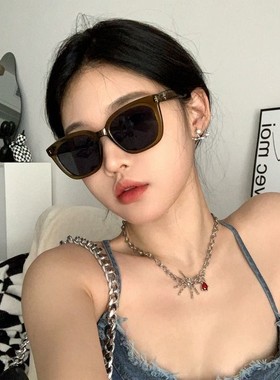 大框GM墨镜女2025年新款大脸显瘦太阳眼镜男夏季防晒遮阳防紫外线