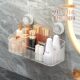 Suction cup storage rack without punching wall hanger bathroom bathroom sink kitchen storage box bathroom storage box
