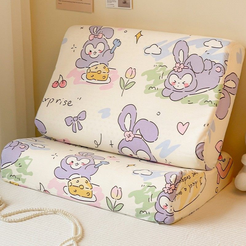 幼儿园全棉A类儿童天然乳胶枕芯3-12岁护颈枕单人学生枕头可拆洗,淘宝优惠券,粉丝福利购,淘宝优惠卷