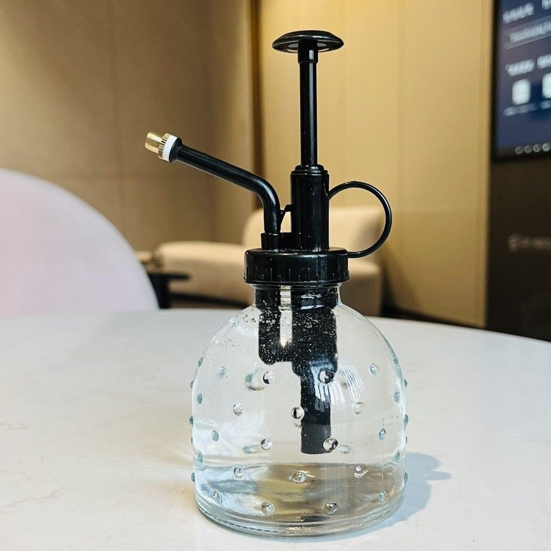 中古风圆点简约玻璃罐黑色家用小型玻璃储水花瓶,淘宝优惠券,粉丝福利购,淘宝优惠卷