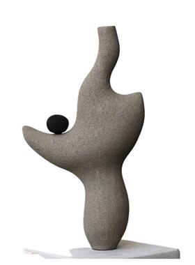 创意艺术摆件现代办公室民宿北欧风开放格电视柜家居装饰品摆件