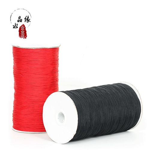 大卷加密72号玉线串珠手工编织红线绳项链绳手链手绳di材料红绳子 - 图2