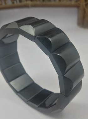 海底神木天然乌海柳手镯乌木海铁树手排珍品痔疮克星手牌方形手串