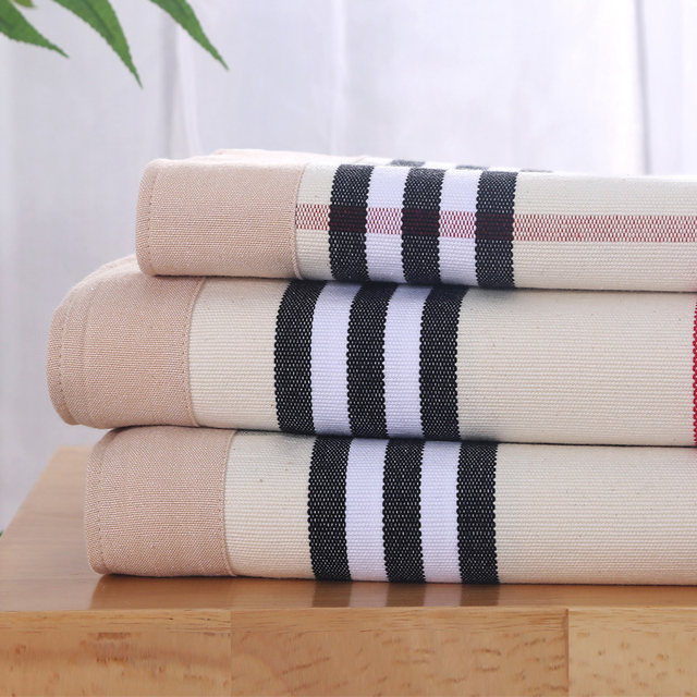 Hard goods, classic babao style, summer linen air conditioning mat, pure cotton mat, old coarse cloth, three-piece set of bed sheets