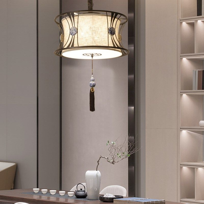 中国风禅意复古吊灯过道走廊玄关卧室书房茶楼饭厅灯新中式灯具,淘宝优惠券,粉丝福利购,淘宝优惠卷