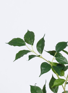 仿真绿植 立体幸福叶 假树叶单支室内家居装饰摆件插花花艺假植物