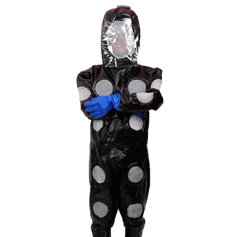 马蜂服装加厚pu25孔透气三个电风扇胡蜂黄蜂防喷毒全身防护防蜂服,淘宝优惠券,粉丝福利购,淘宝优惠卷