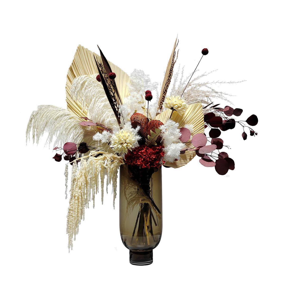 现代轻奢仿真花艺样板房间客厅摆件餐桌干花高级感花瓶插花装饰品 - 图3