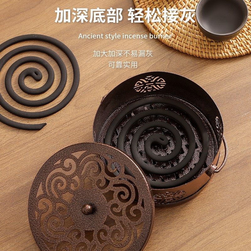 蚊香架蚊香收纳盒卧室用时尚家用创意檀香炉带盖可挂卧室加厚便携,淘宝优惠券,粉丝福利购,淘宝优惠卷