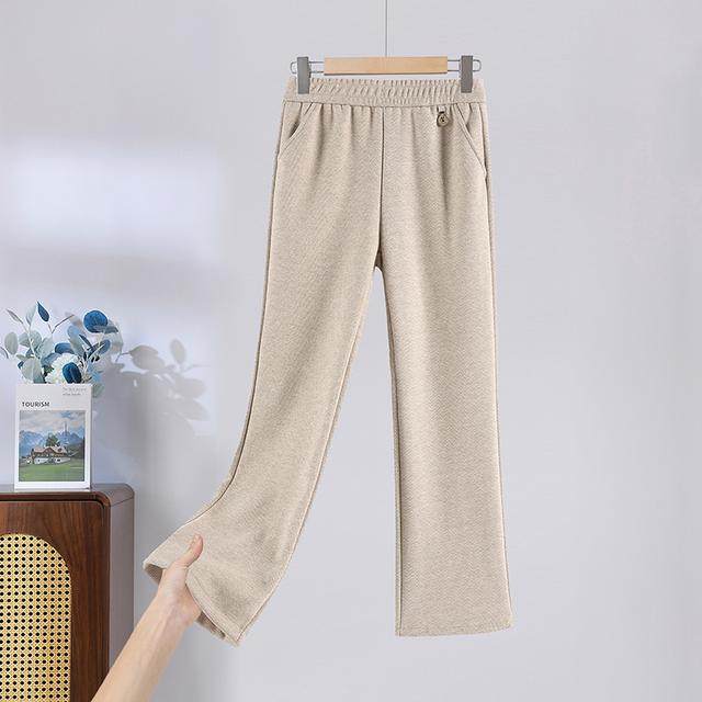 中老年人秋冬长裤直筒高腰松紧妈妈装宽松休闲大码加绒加厚百搭裤,淘宝优惠券,粉丝福利购,淘宝优惠卷