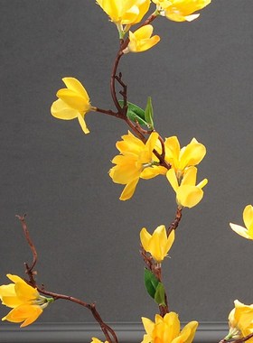 新中式客厅玄关干花装饰餐桌子创意茶几上禅意复古花瓶花器鹿摆件