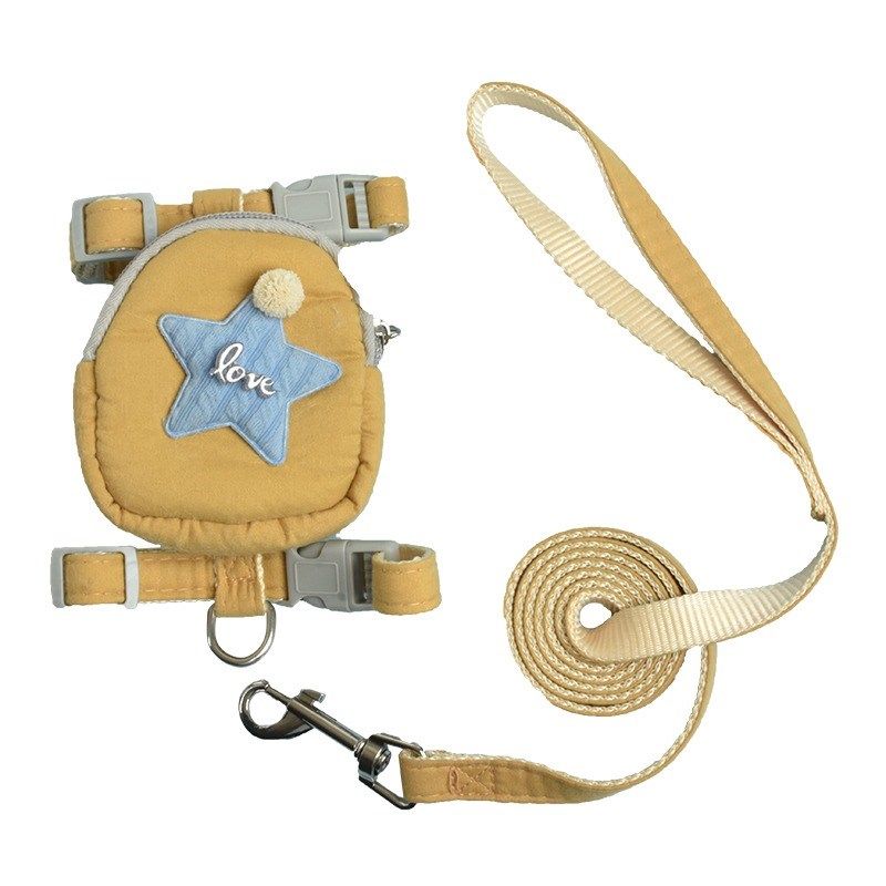 宠物猫绳子牵引绳带背包胸背式溜猫绳外出小书包幼猫布偶蓝猫用品,淘宝优惠券,粉丝福利购,淘宝优惠卷