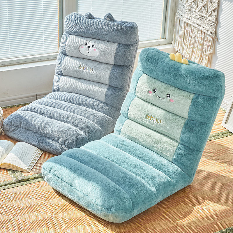 Lazy sofa Japanese tatami single bed computer backrest? chair cushion small apartment bedroom balcony bay window cushion