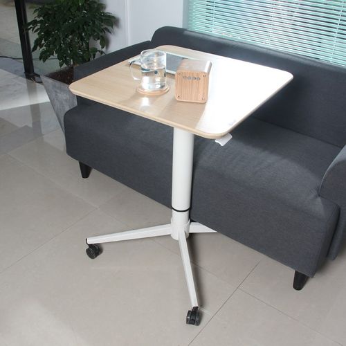 简约升降电脑桌学习办公桌学生写字台可移动站立式办公升降桌气动 - 图0