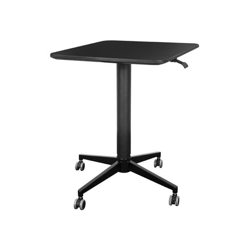 简约升降电脑桌学习办公桌学生写字台可移动站立式办公升降桌气动 - 图2