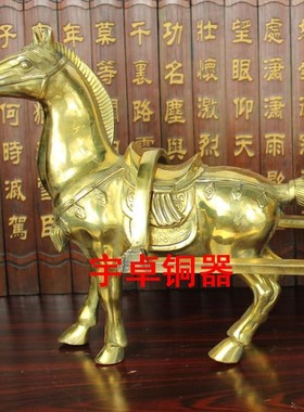 宇卓铜器纯铜马拉车一 二 三 四 五 六 七 八 九 马拉车摆件