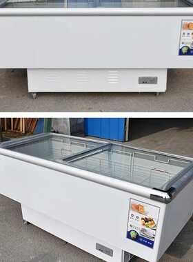 商用冰柜大容量冷藏冷冻展示柜商用家用卧式冰柜单温双温冷藏柜