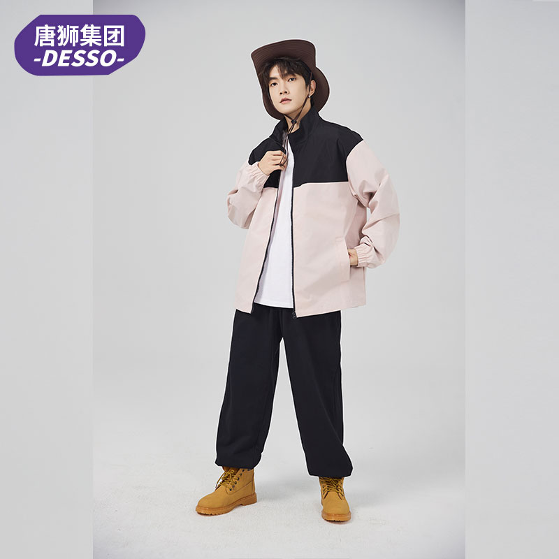 唐狮旗下Desso多巴胺冲锋衣情侣款春秋款宽松户外登山服夹克外套3