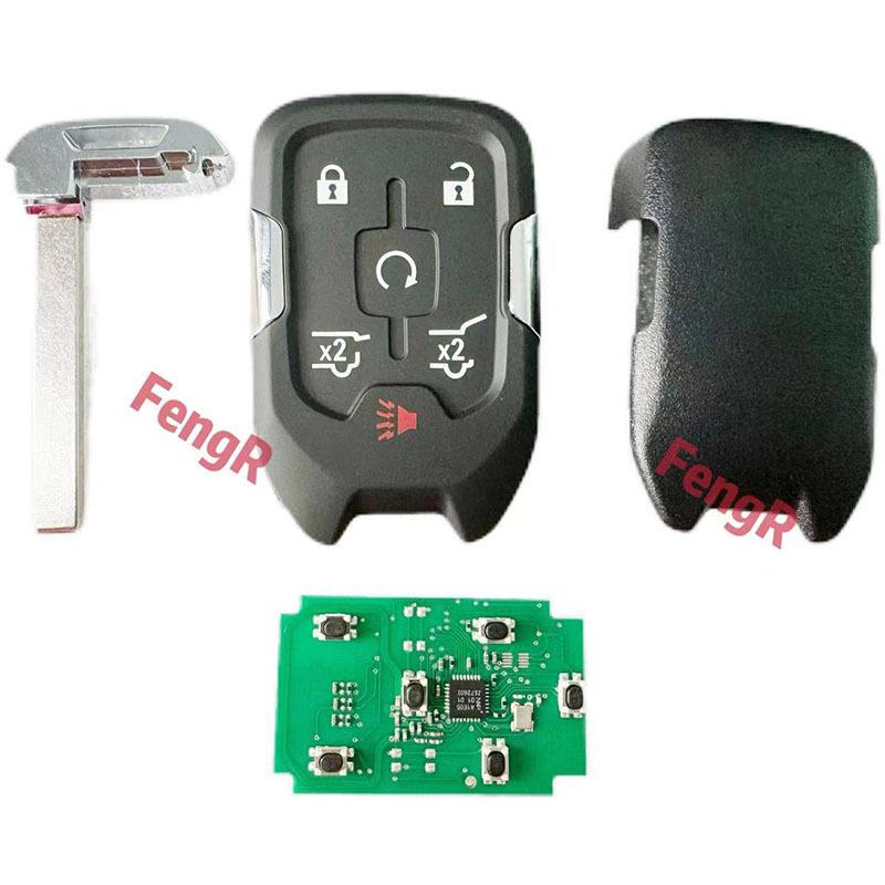 适用于雪佛兰GMC5+1键智能汽车钥匙46芯片315/433频率HYQ1AS/1ES - 图1