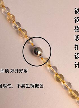 天然红胶花石榴石项链气血充足