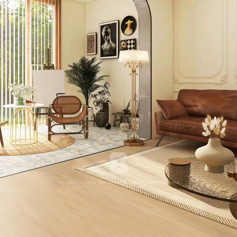 木纹花砖配套客饭厅木地板砖化妆室牡丹花砖民宿餐饮连锁酒店瓷砖,淘宝优惠券,粉丝福利购,淘宝优惠卷