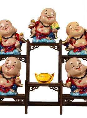 招财保平安弥勒佛摆件大肚佛储钱罐家居办公室装饰品店铺开业礼品