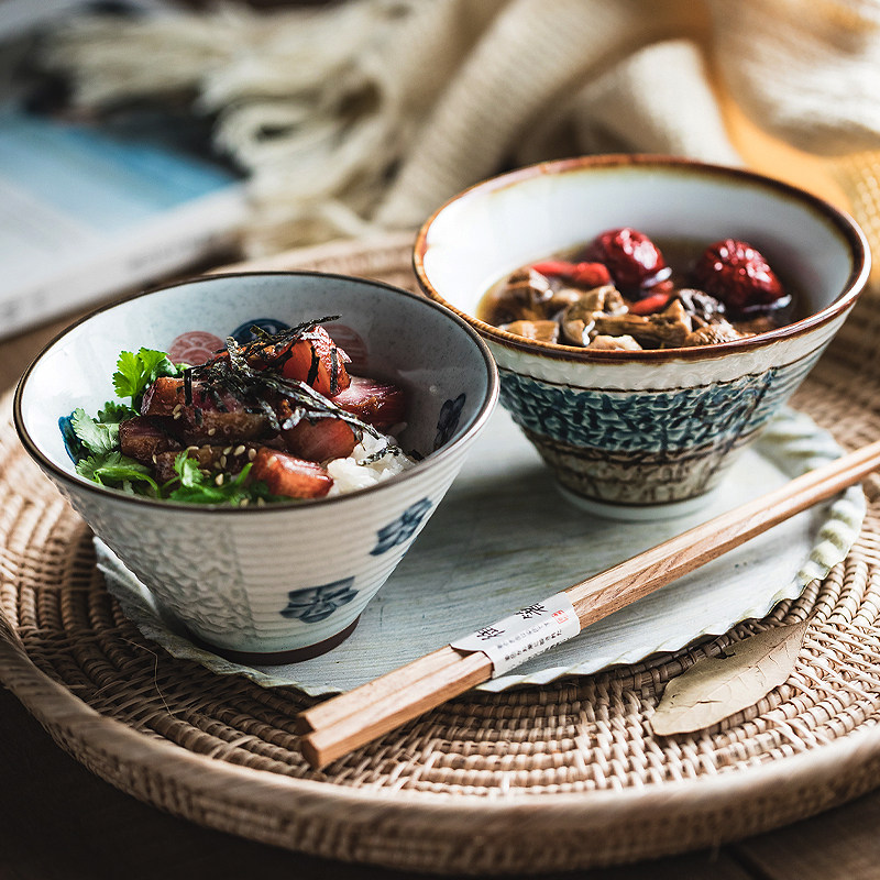 个人专用高颜值碗家用吃饭小碗特别好看的碗斗笠面碗陶瓷饭碗餐具,淘宝优惠券,粉丝福利购,淘宝优惠卷