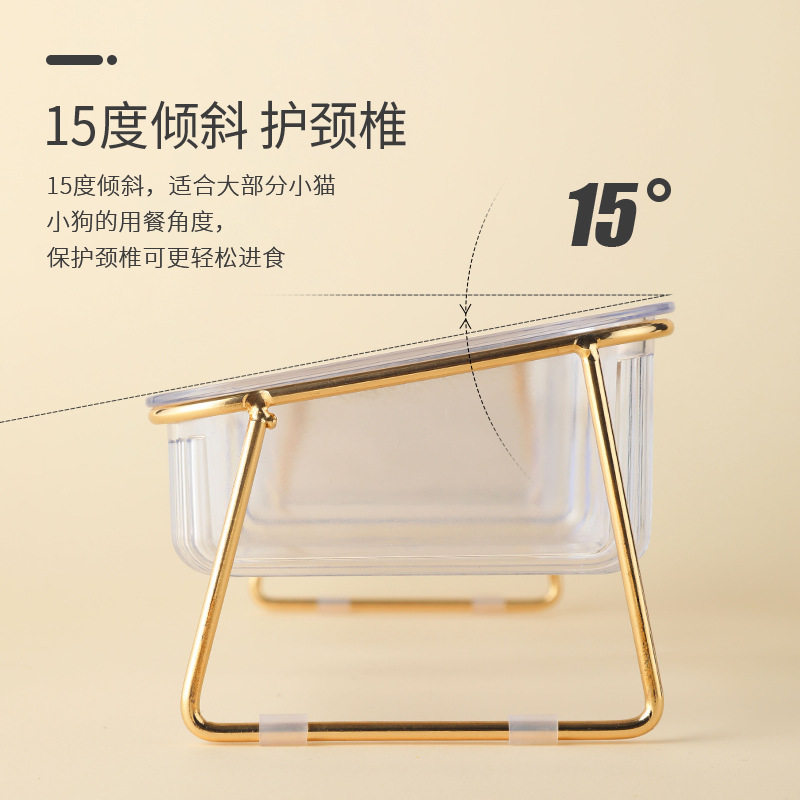 猫碗双碗自动饮水食盆保护颈椎防打翻猫粮狗饭盆狗狗猫咪用品碗,淘宝优惠券,粉丝福利购,淘宝优惠卷