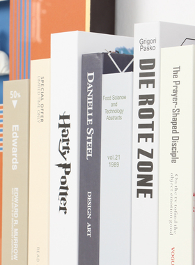 北欧风格英文影视拍摄道具仿真书