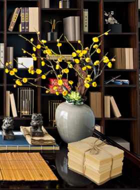 东方新中式风原创样板房软装饰品