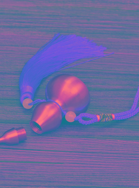 铜葫芦挂件五帝钱开口空心纯黄铜摆件装饰工艺办公室吉祥