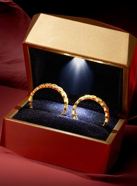 朱炳仁 925银银制品 【有钱花戒指】情侣款对戒时尚戒指轻奢男女