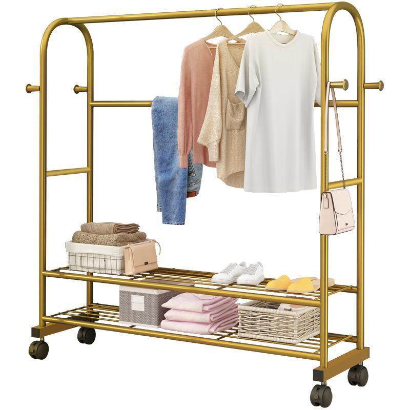 晾衣架落地卧室家用凉衣杆折叠挂衣架室内简易收纳阳台晒衣服架子,淘宝优惠券,粉丝福利购,淘宝优惠卷