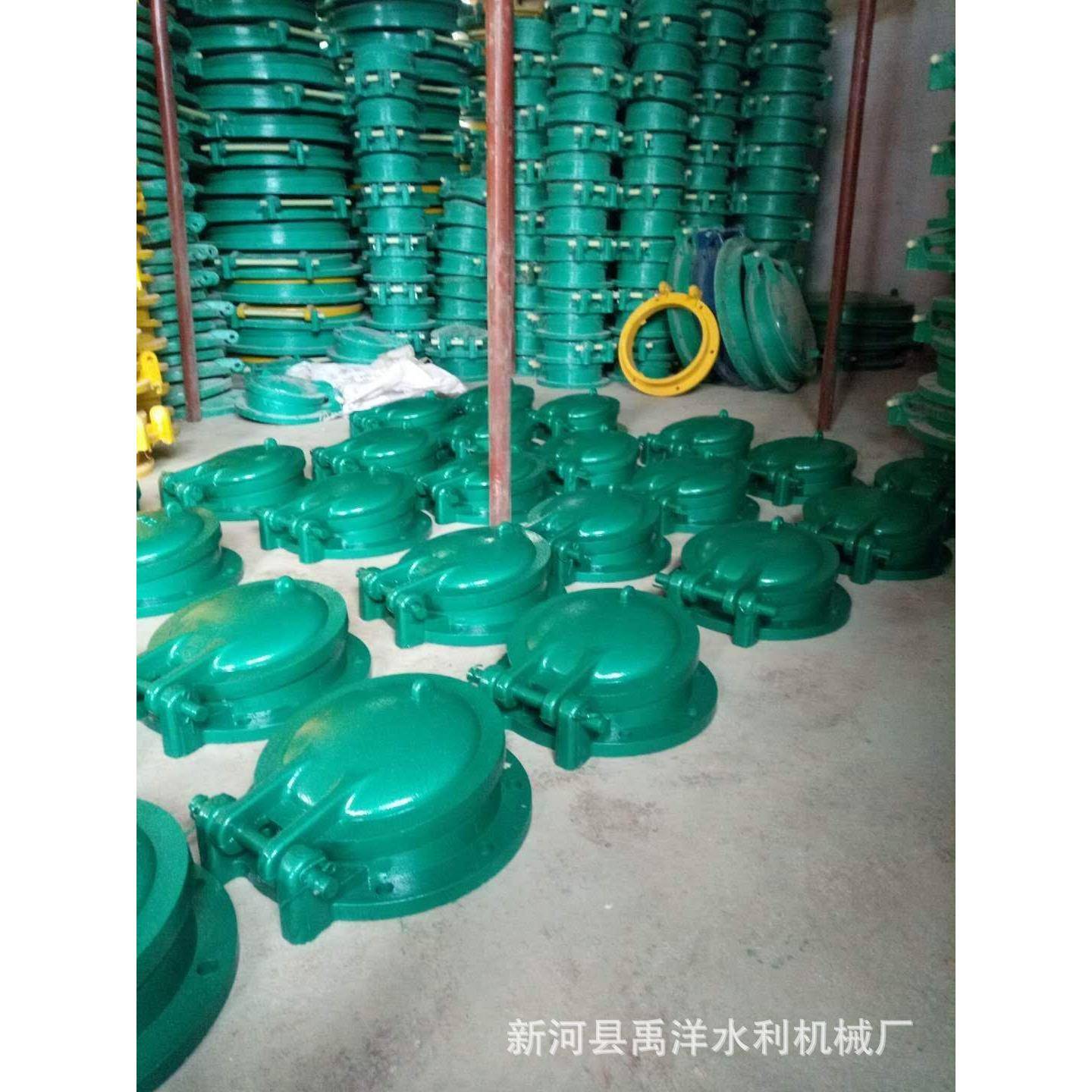 供应玻璃钢拍门复合材料HDPE拍门管道侧开双开玻璃钢拍门 - 图1